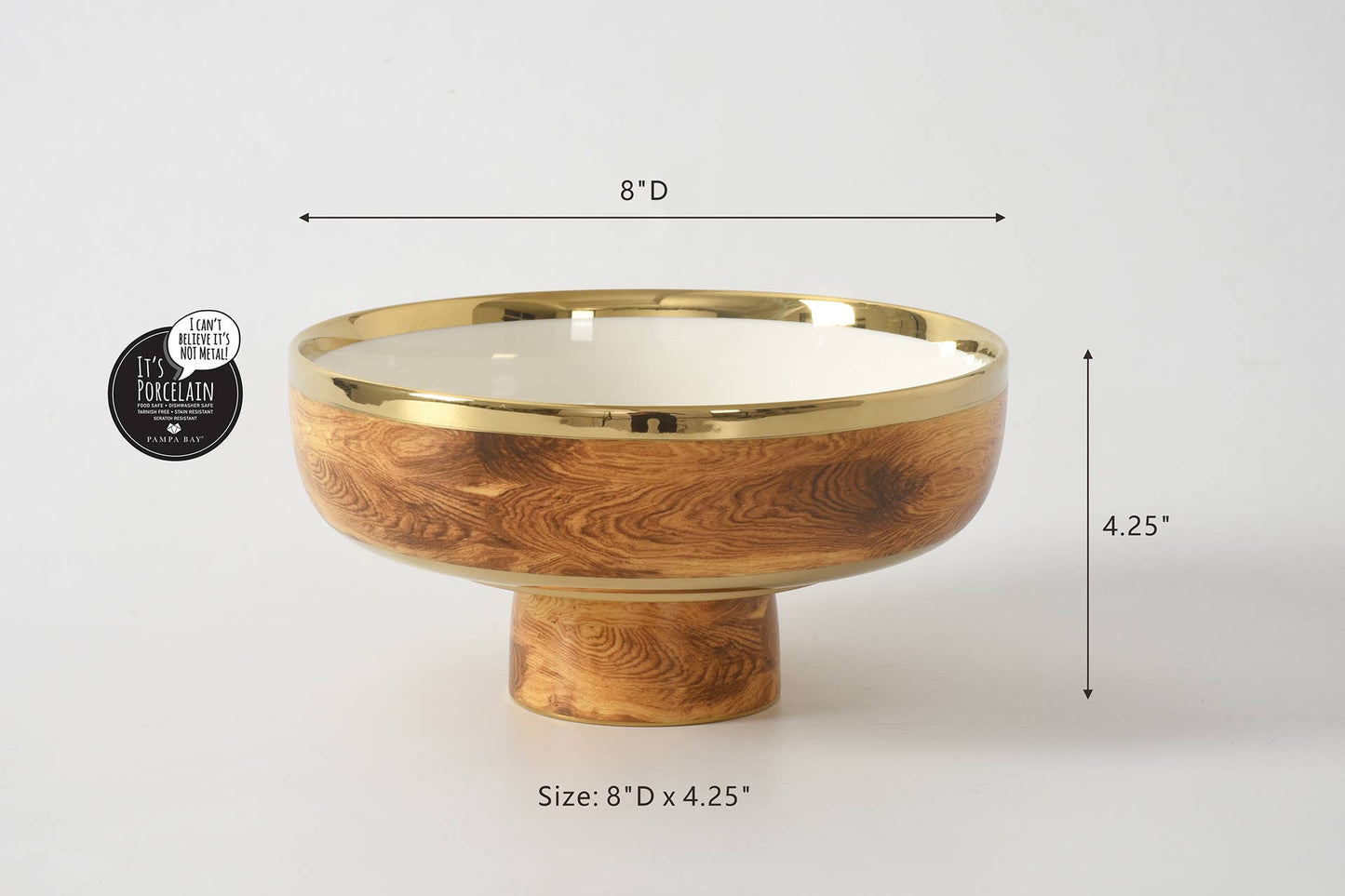 Medium Footed Bowl by Pampa Bay