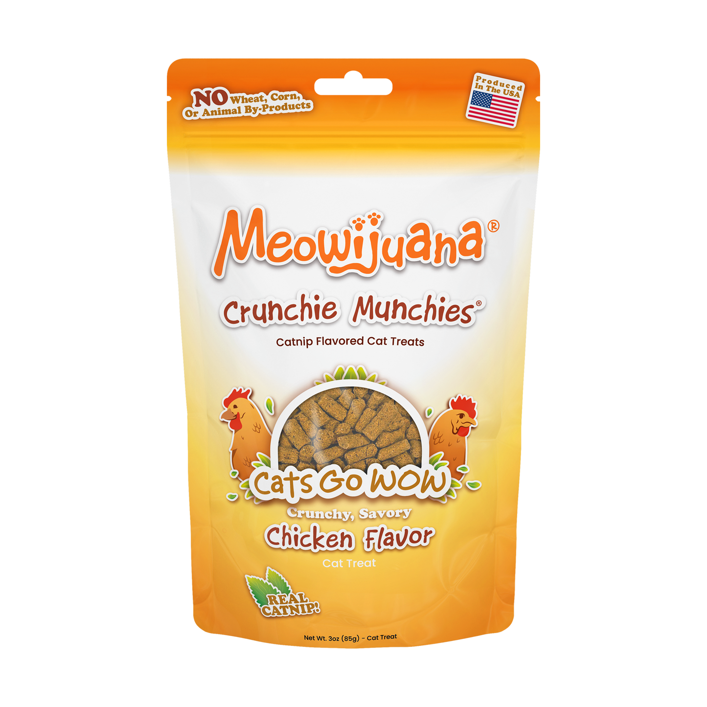 Crunchie Munchie - Catnip Treats - Chicken