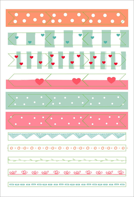 Essentials Dotted Journal Planner Stickers