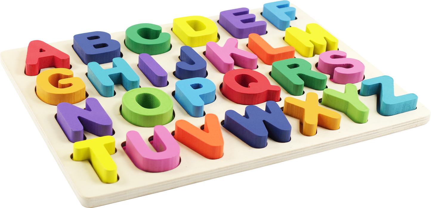 Letters Kids' Wooden Puzzle (26-piece set)