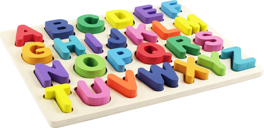Letters Kids' Wooden Puzzle (26-piece set)