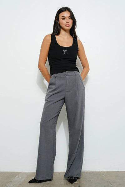 MARTINI  TANK EMBROIDERED