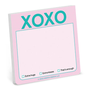 XOXO Sticky Note (Pastel Version)