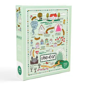 The Wizard of oz Map - 500 Piece Jigsaw Puzzle