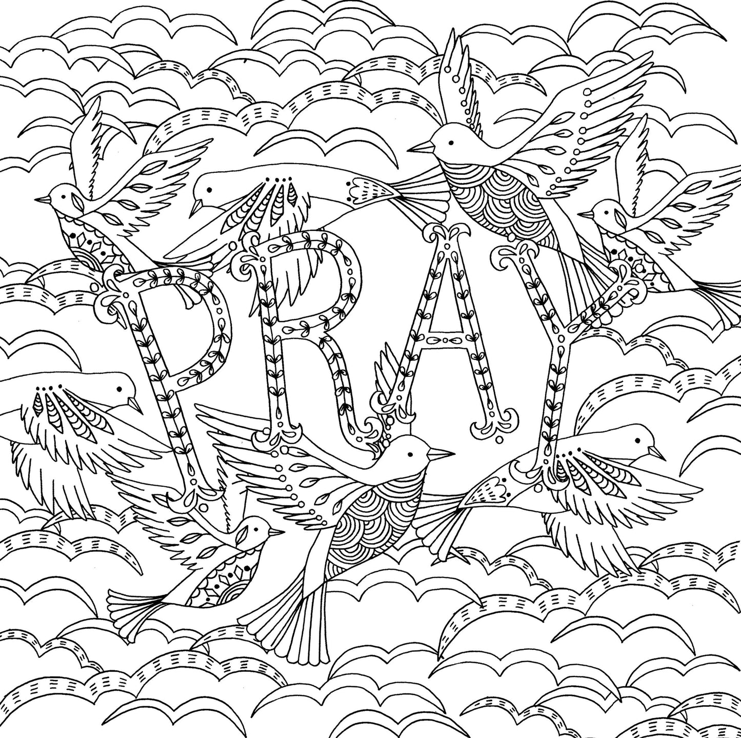 Color Me Blessed Artist's Coloring Book