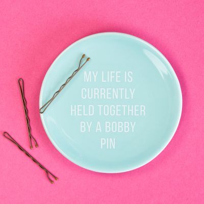 Together By A Bobby Pin Trinket Tray