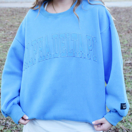 LULU MAX ALPHA DELTA PI MONOGRAM