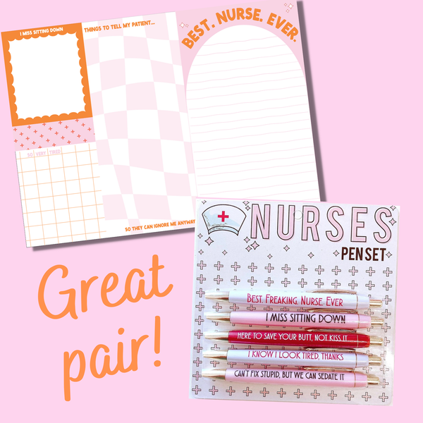 Nurses Notepad (funny, gift )