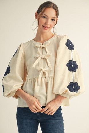 Melody Peplum Top