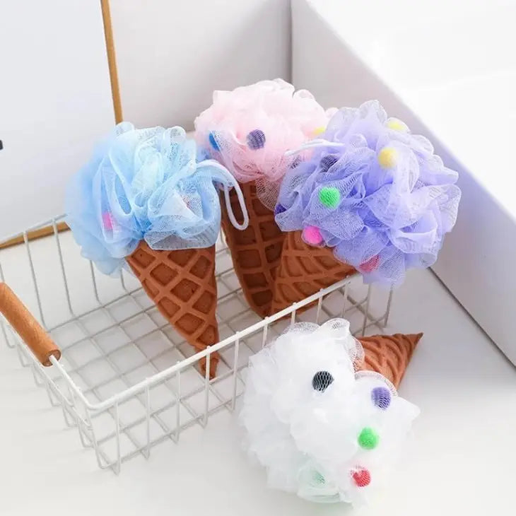 Ice Cream Cone Exfoliating Sponge