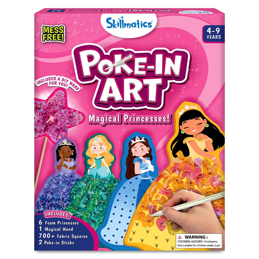 Skillmatics Poke-in Art: Magical Princesses | Mess-Free Art