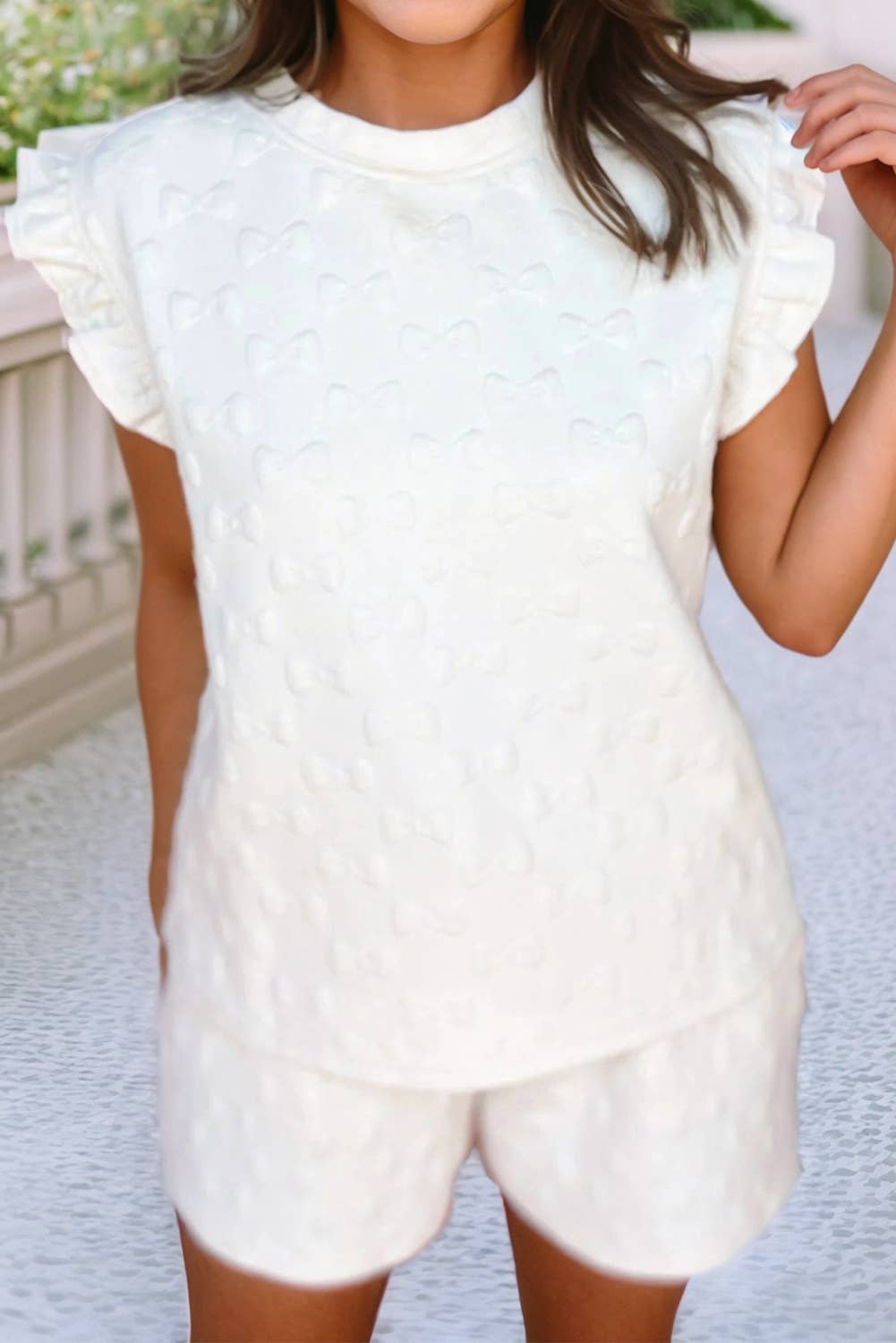 Jaclyn Bows Short 2pcs Outfit
