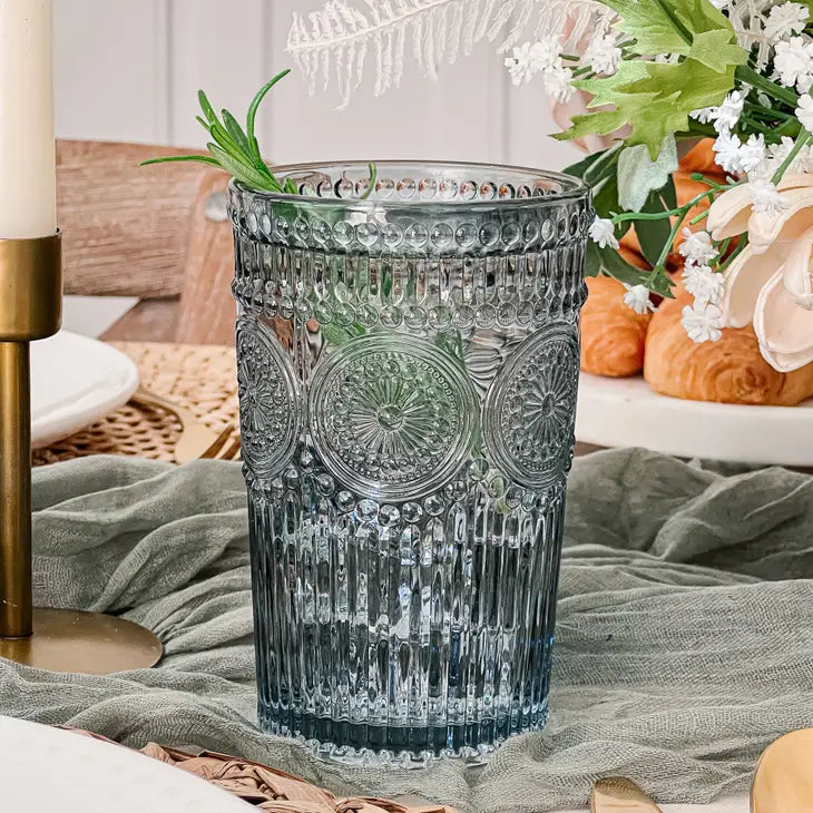 Vintage Textured  Drinking Glasses
