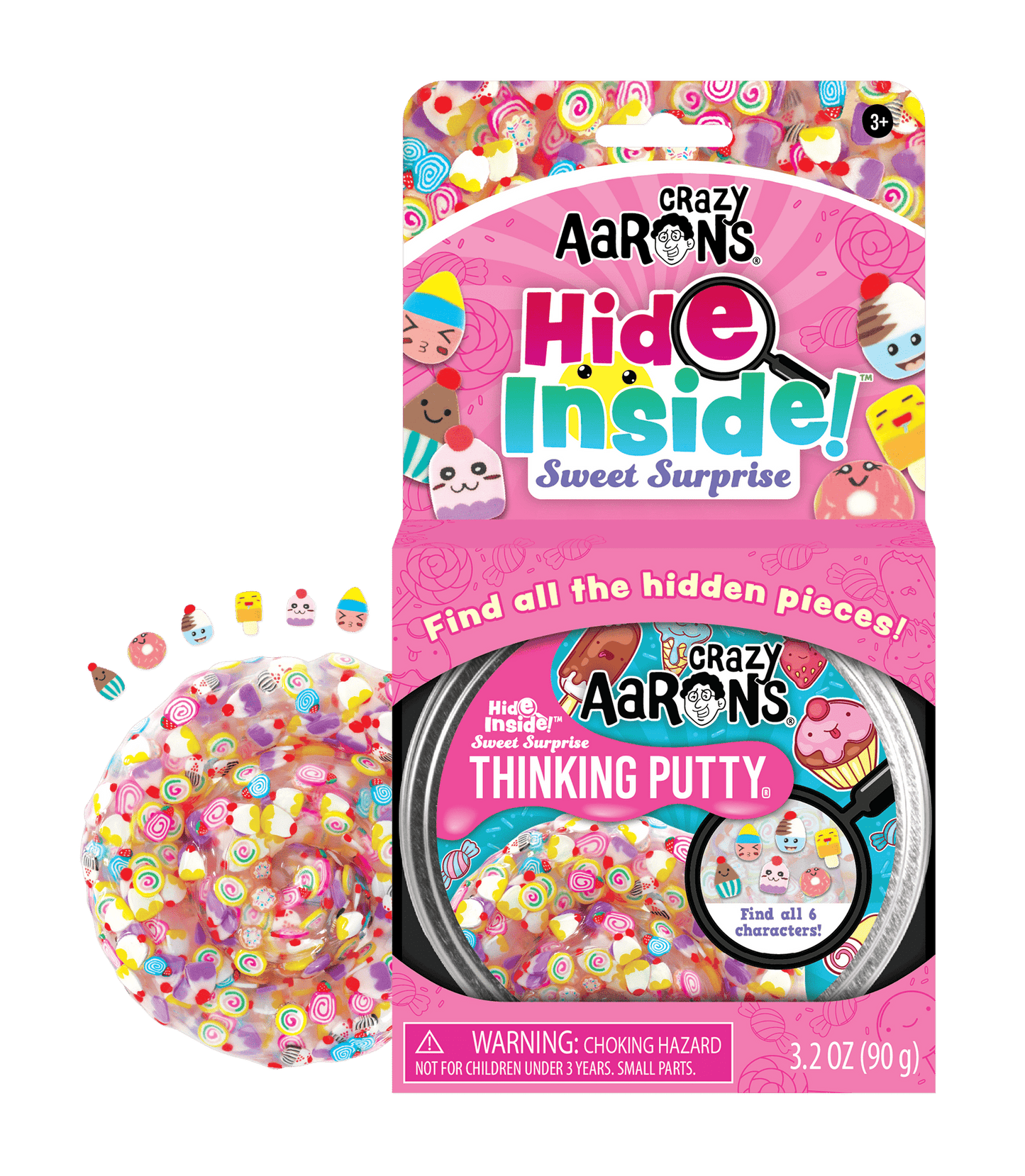 Sweet Surprise - Full Size 4" Thinking Putty Tin