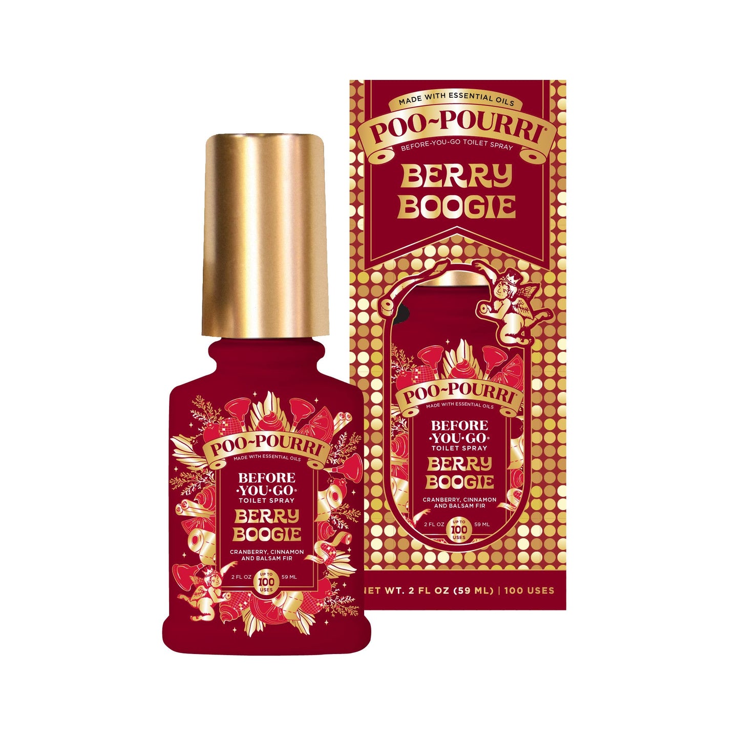 Holiday Poo~Pourri - Berry Boogie  2 oz Boxed
