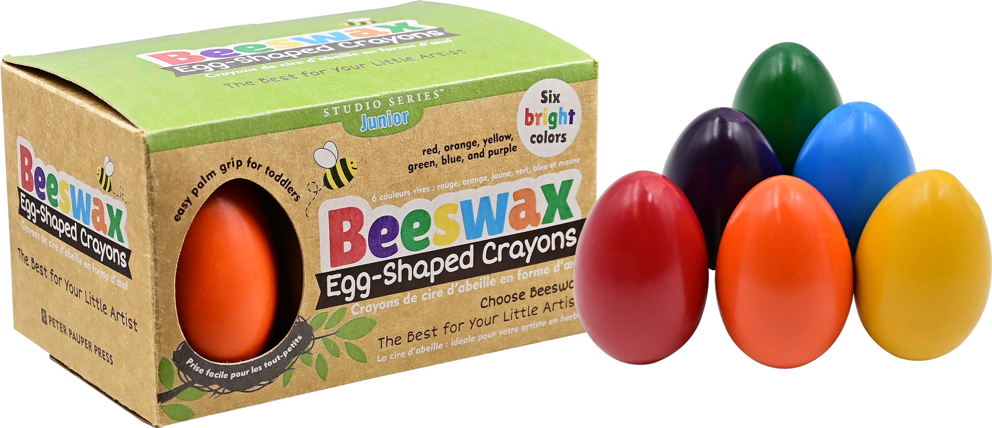 Studio Series Jr. Beeswax Egg-Shaped Crayons