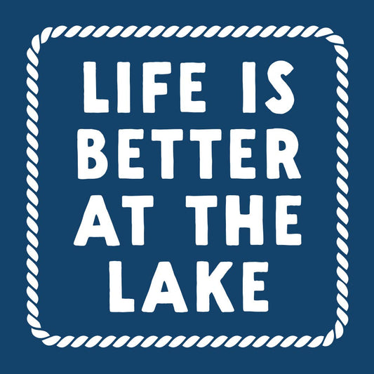 Lake Funny Cocktail Napkins-Life Is Better At The Lake-20ct