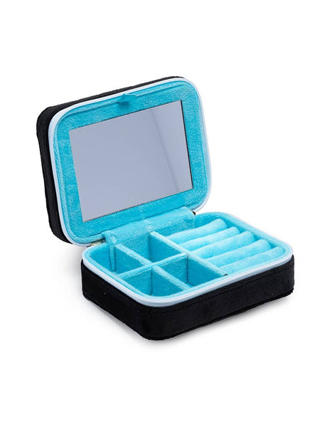 Composition Notebook Velvet Jewelry Zip Case