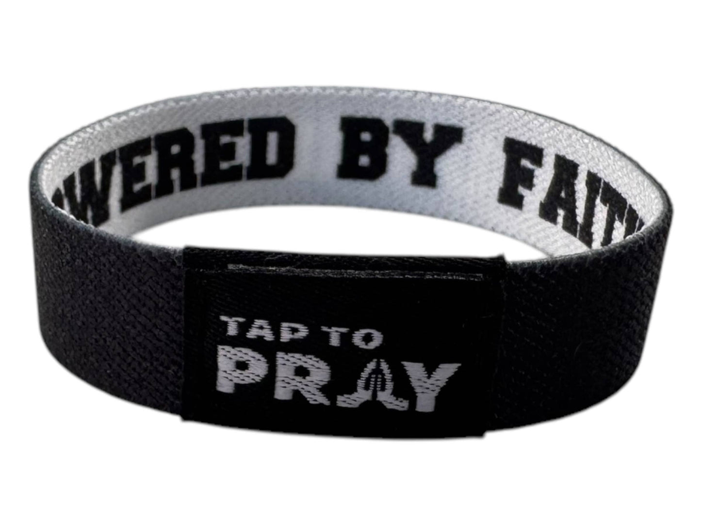 Tap To Pray™ Wristbands - / Jesus is Lord / Powered by Faith