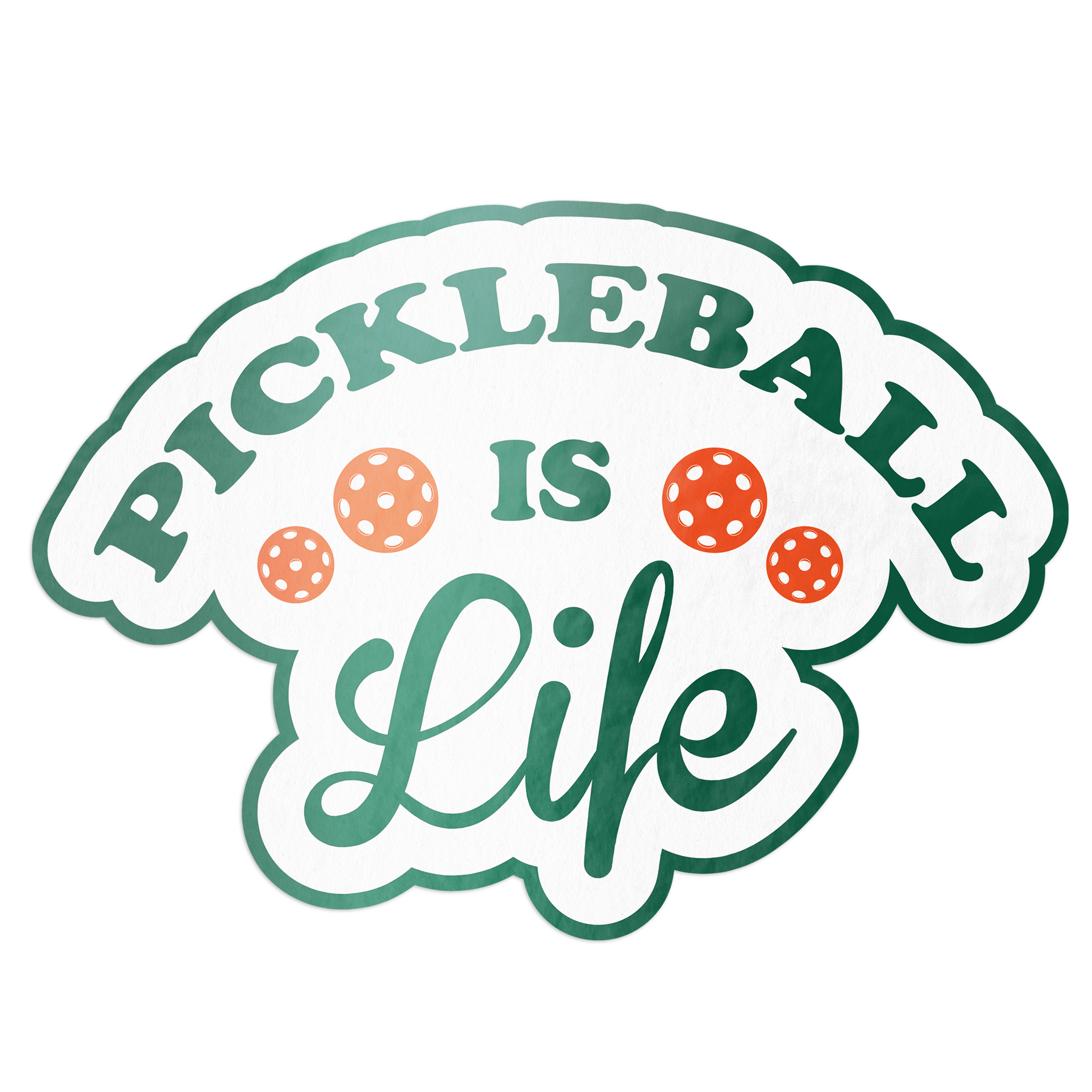 Pickleball Is Life Pickleball Sticker