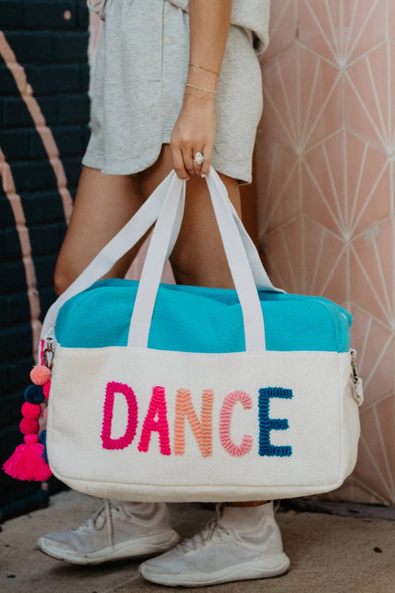 Aqua "Dance" Weekender Bag: Aqua