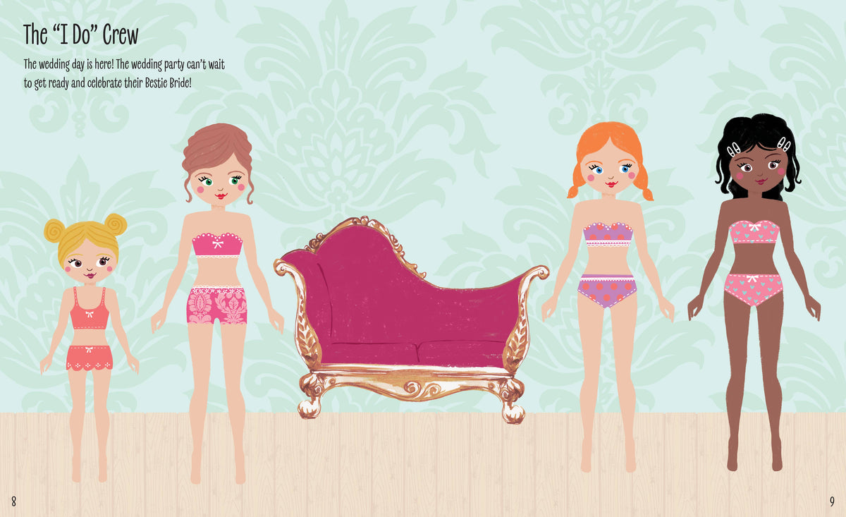 My Sticker Dress-Up: Flower Girls