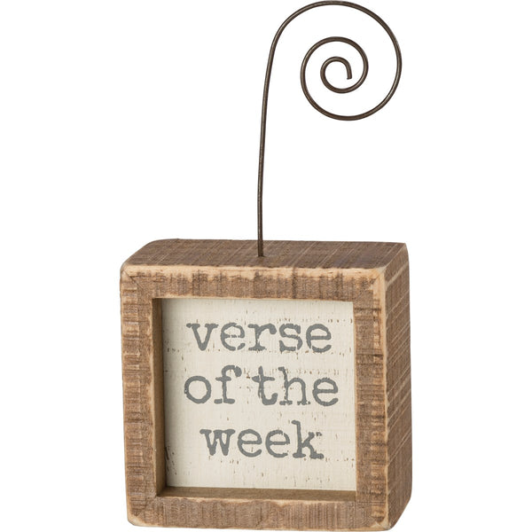 Verse of the week Mini Inset Photo Block