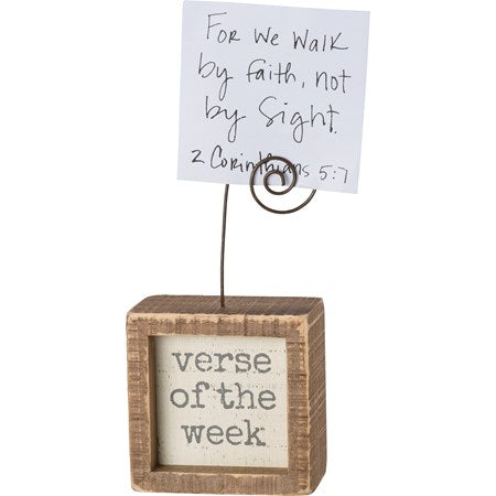 Verse of the week Mini Inset Photo Block