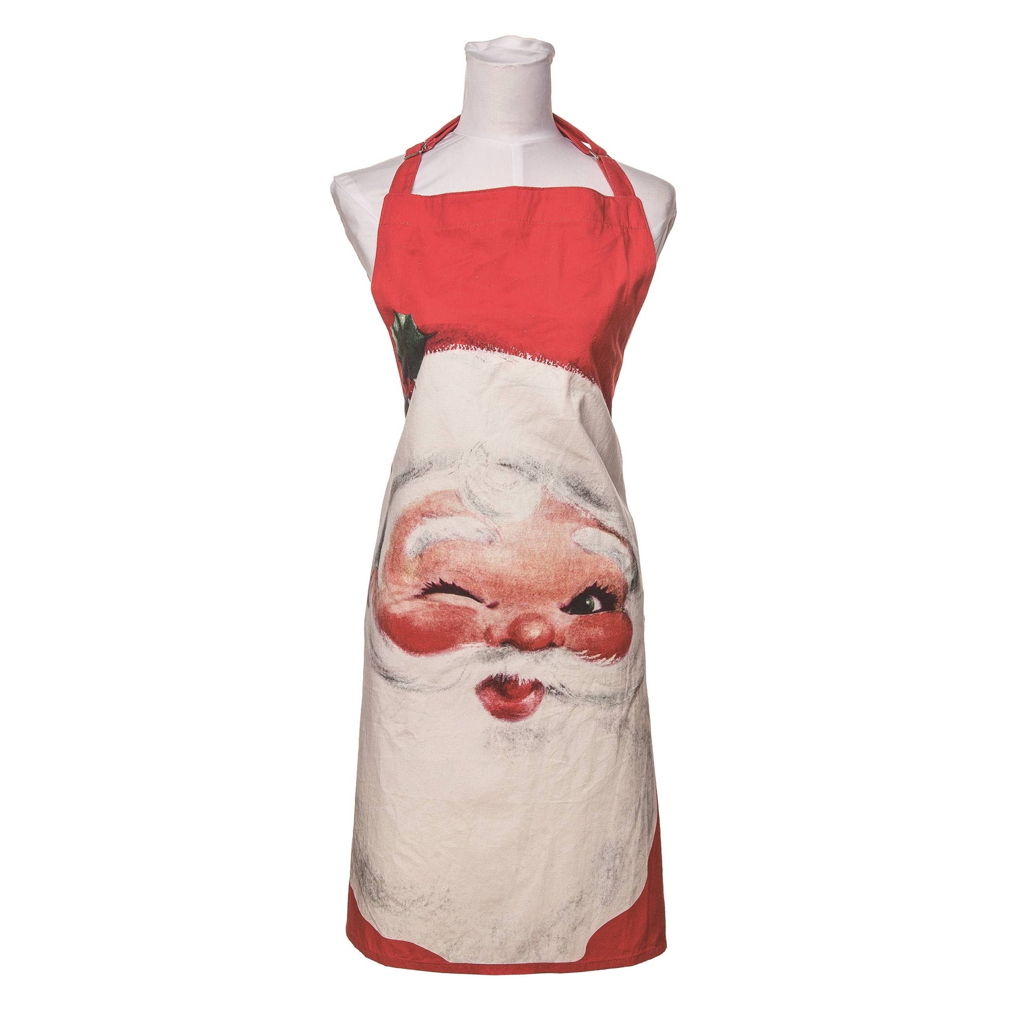 Classic Santa Apron: Cotton