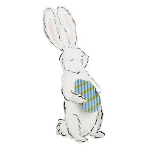 Tin Egg Bunny Sitter