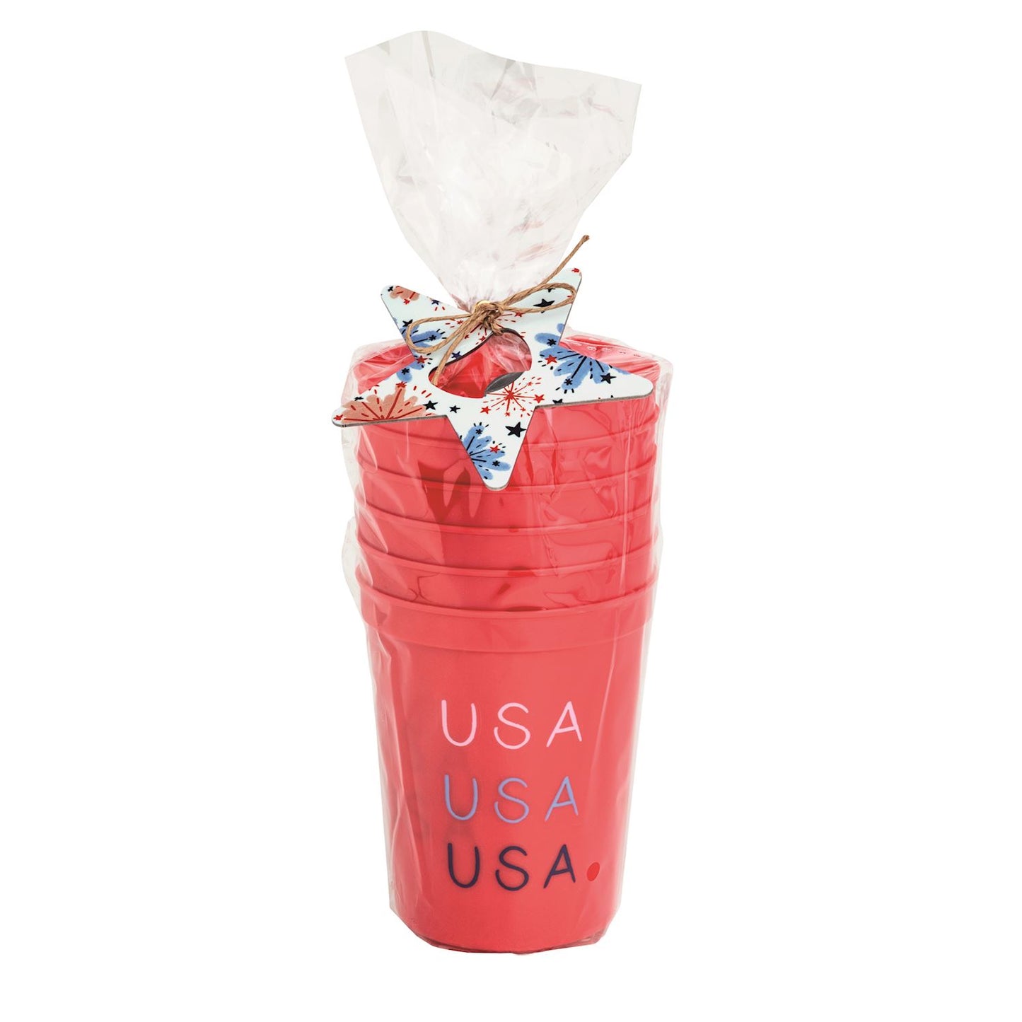 Red Americana Party Cup Set