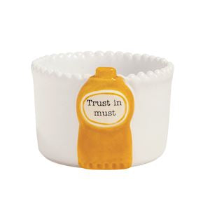 Mustard Icon Tidbit Dish