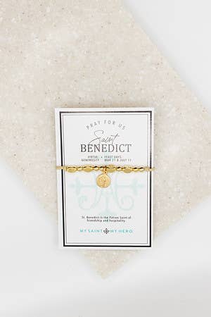 The Little Saints - Saint Benedictine - Gold