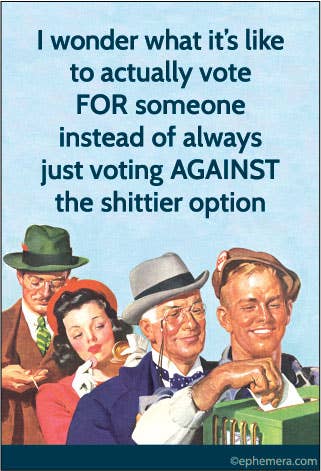 MAGNET-I wonder what it's like to actually vote...