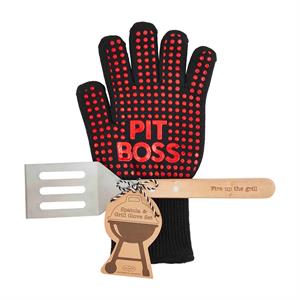 Grill Glove & Spatula Set