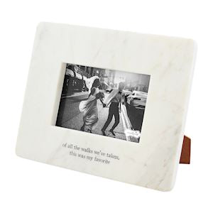 All The Walk Marble Frame