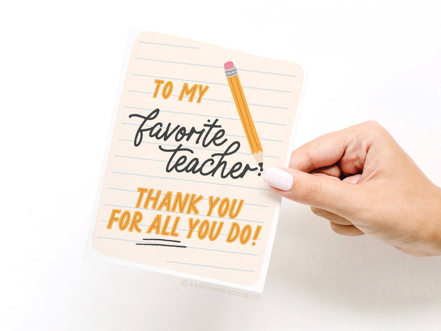 To My Favorite Teacher Greeting Card GRT0566