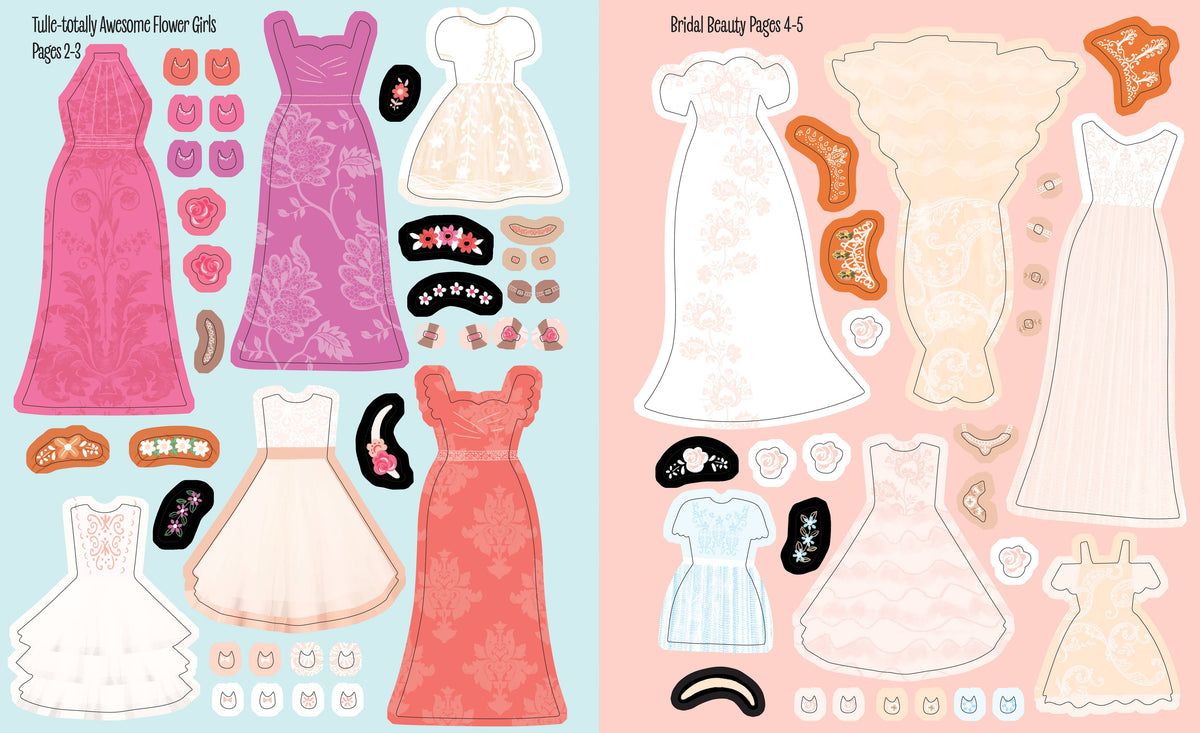 My Sticker Dress-Up: Flower Girls