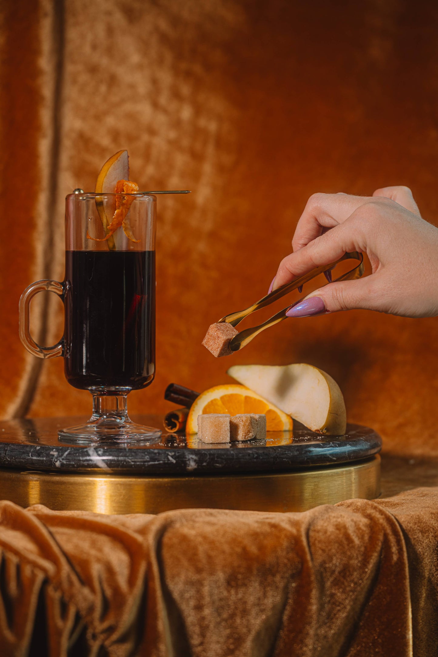 Gold LUXE Mini Tongs for Mixer Cubes/Garnish