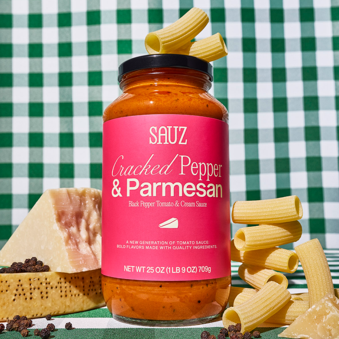 Cracked Pepper & Parmesan 25oz jar