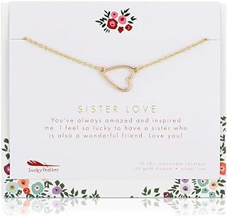 Friend/Family Necklace + Card/env - SISTER LOVE