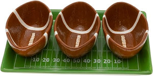 Football Fever Condiment Tray Set