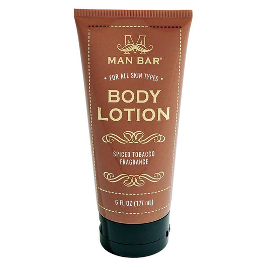 Man Bar Body Lotion 6 oz- Spiced Tobacco