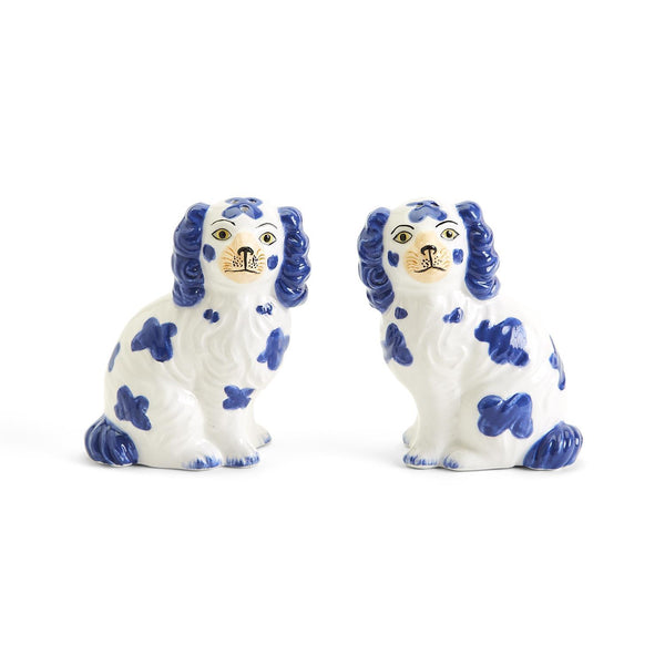 Dog Salt and Pepper Shaker Set - Hand-Painted Ceramic