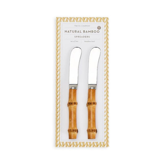 Natural Bamboo Handle Spreaders on Gift Card