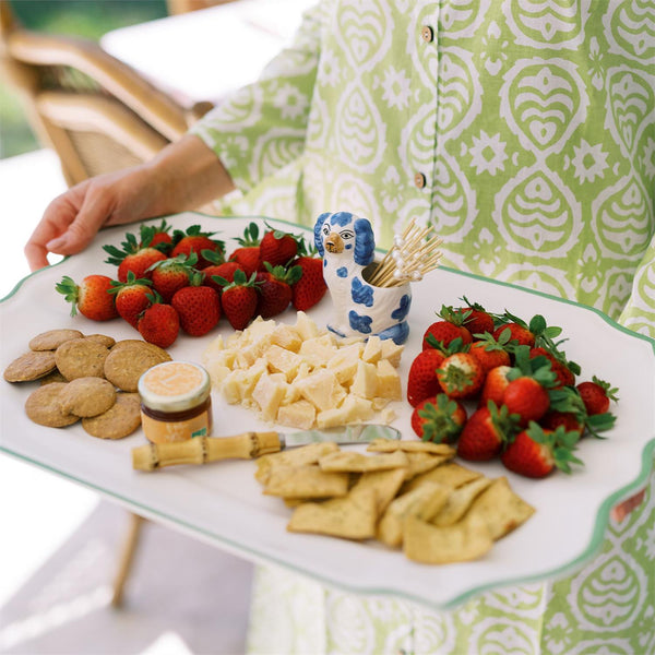 Staffordshire Dog with 20 Picks in Gift Box