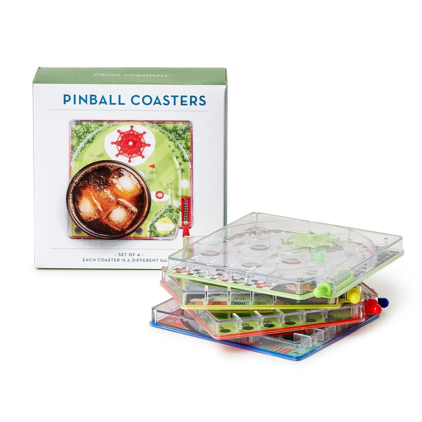 Set of 4 Pinball Coasters