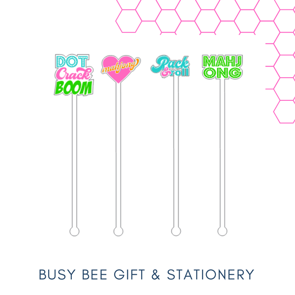 Sip and Mahjong Styrofoam Cups | 16 ounces |