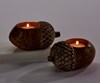 Rustic Acorn Candle Holder