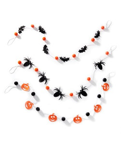 Bats & Pumpkin Halloween Garland